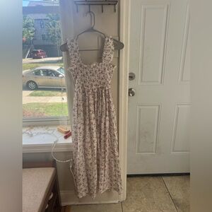 Maxi Terracotta Floral Dress